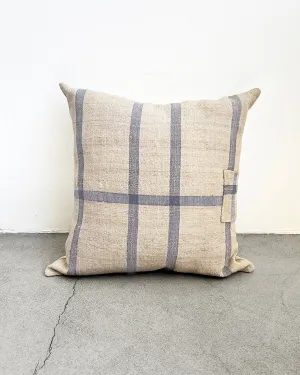 Matilde Blue Checkered Throw Pillows