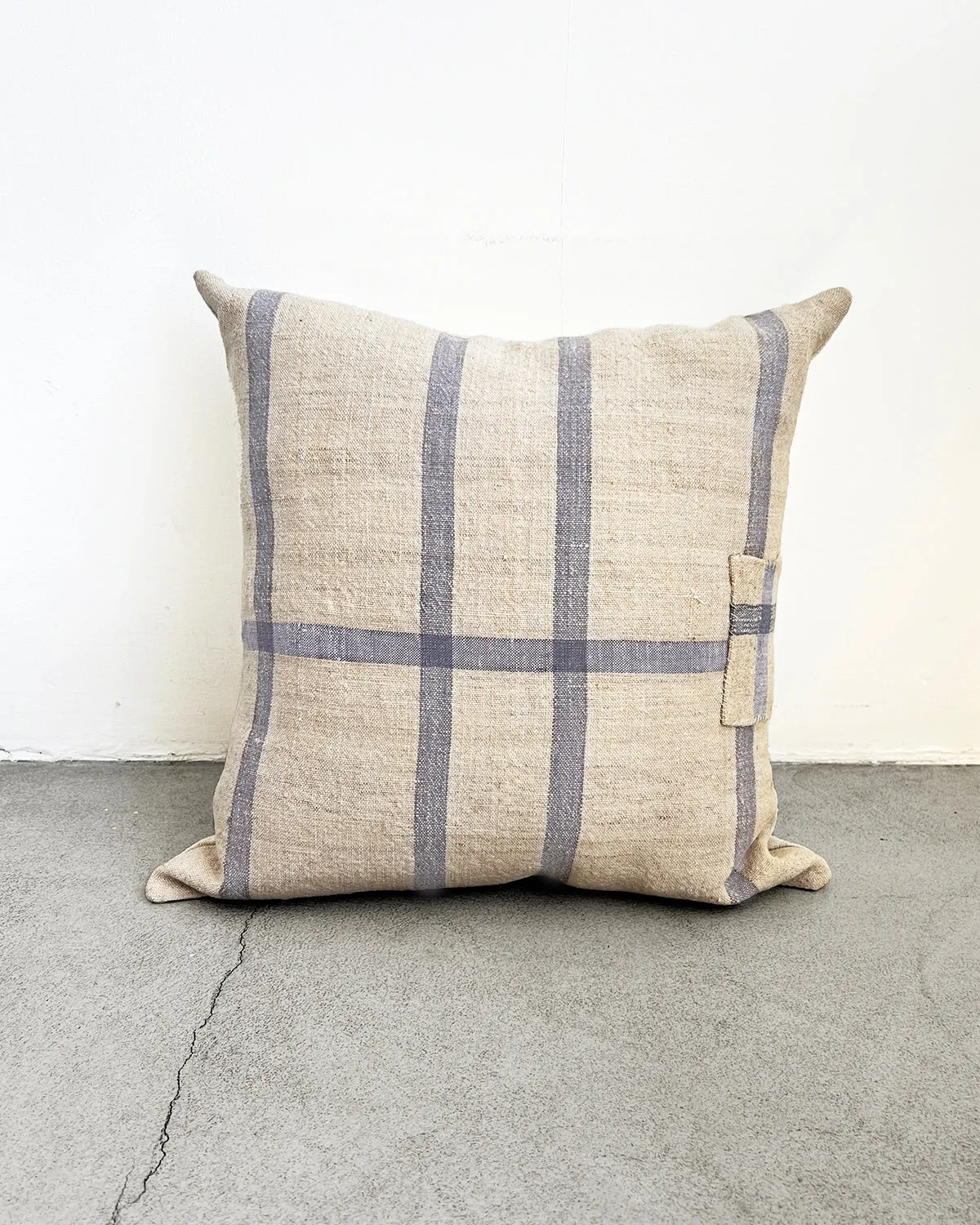 Matilde Blue Checkered Throw Pillows