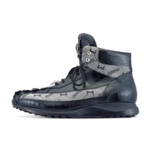 Mauri 8484 Ostrich Leg/Hornback Black/Grey