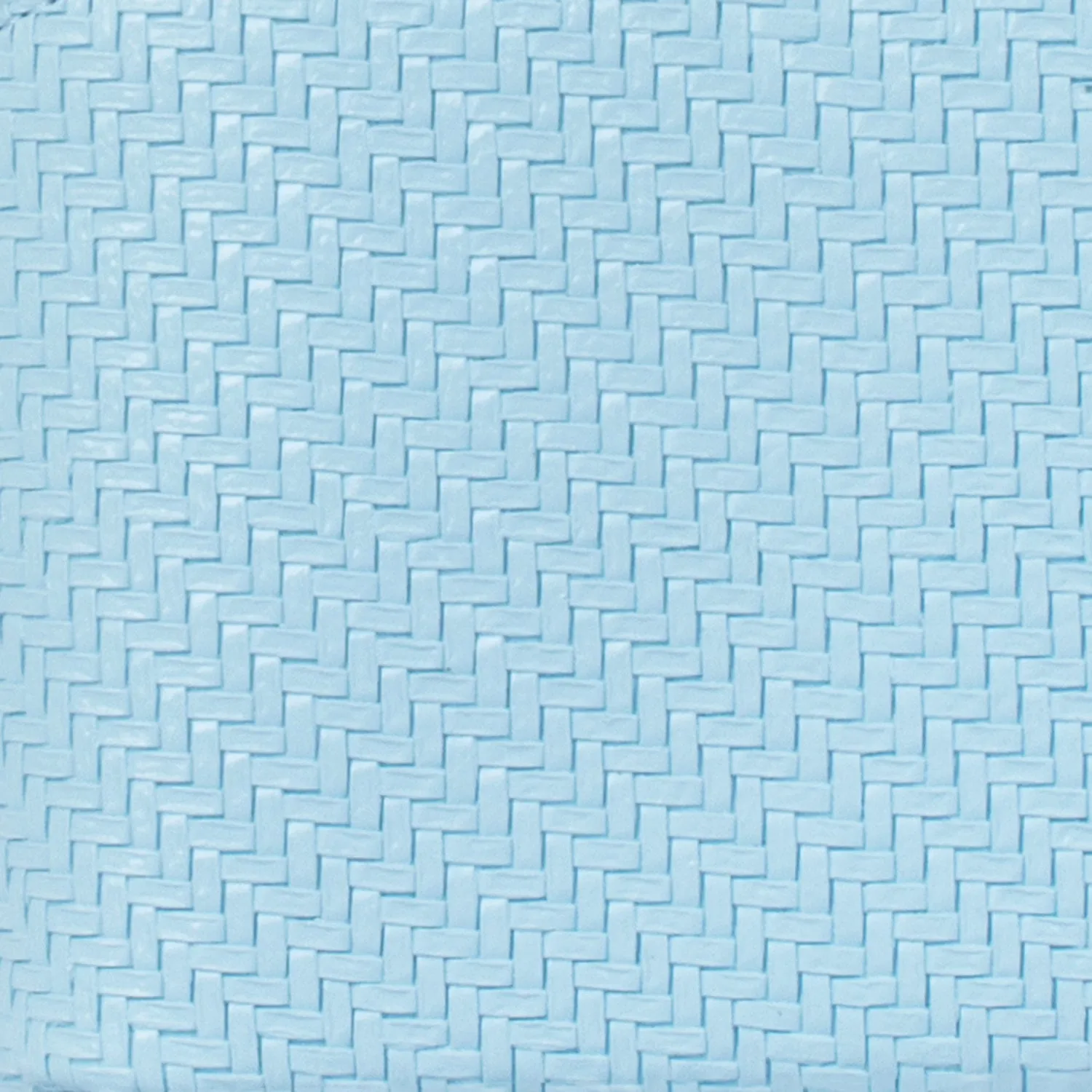 Medium Beauty Bag - Herringbone Bluebell