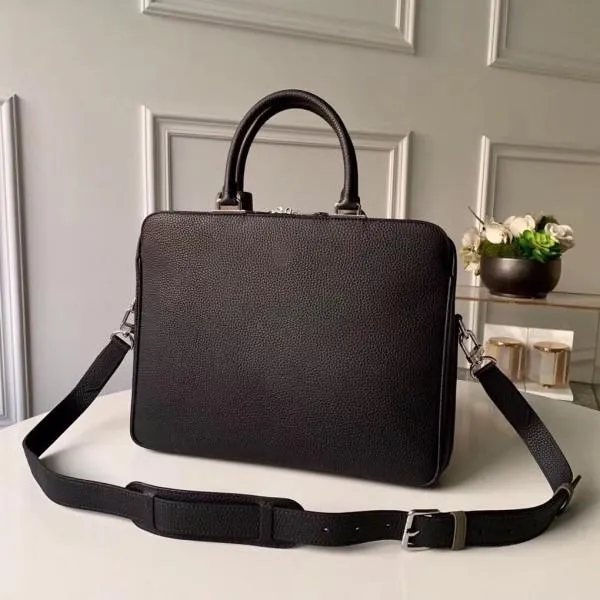 Men&#8217;s Armand Briefcase Mm Top Handle Bag M55227 Black 2019 Collection