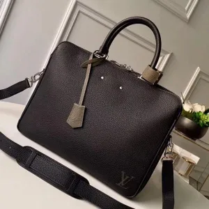 Men&#8217;s Armand Briefcase Mm Top Handle Bag M55227 Black 2019 Collection