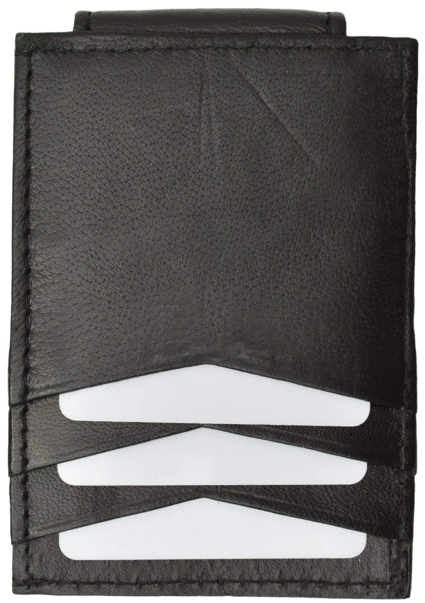 Mens Genuine Leather Money Clip Credit Card Holder Wallet Multiple Colors 1010R (C)