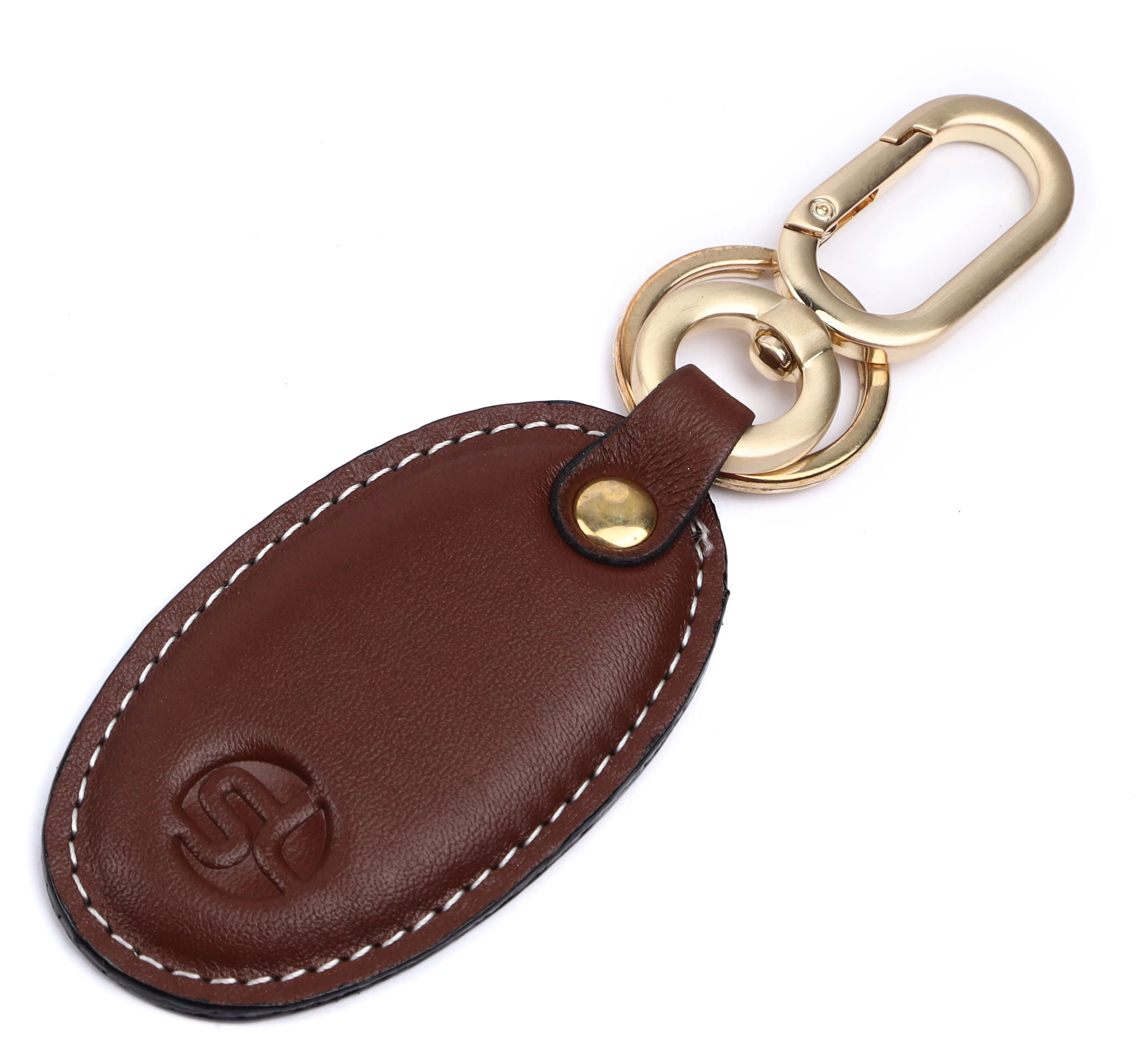 MENS LEATHER RFID WALLET WITH KEY RING COMBO 93706 (TAN)