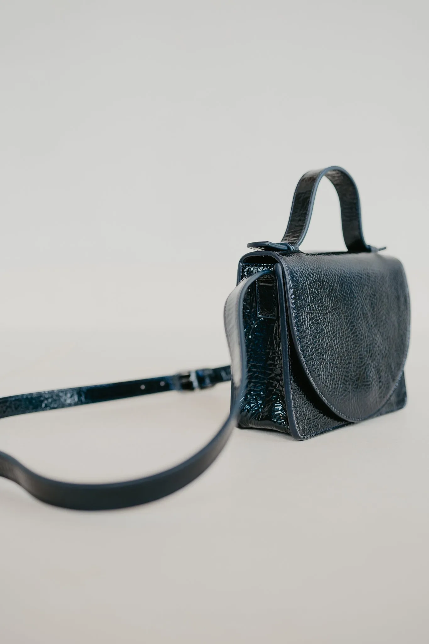 Micro Briefcase | Night Blue Stone