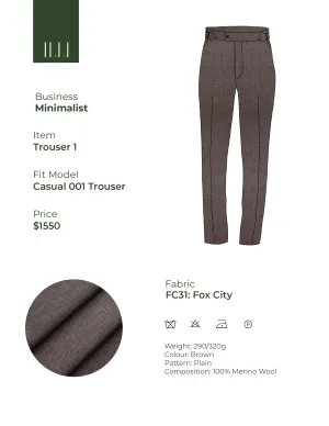 Minimalist | Business Trouser 1