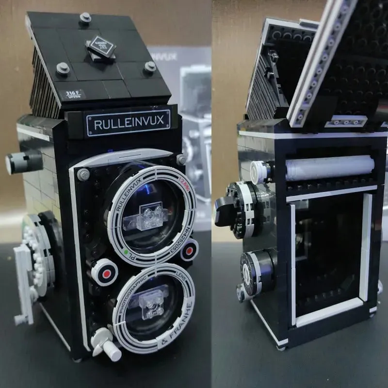 MOC Ideas Vintage Digital Retro Camera Bricks Toy 00847