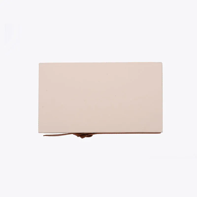 Mona Vegan Leather Tissue Box - Beige