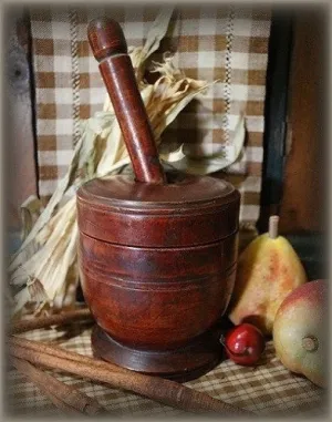 Mortar and Pestle Lidded Rare Version