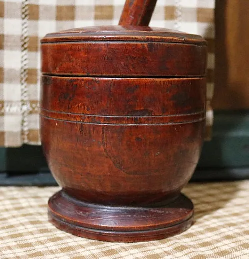 Mortar and Pestle Lidded Rare Version