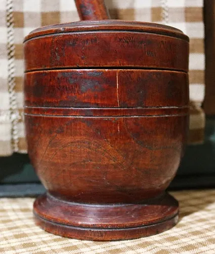 Mortar and Pestle Lidded Rare Version