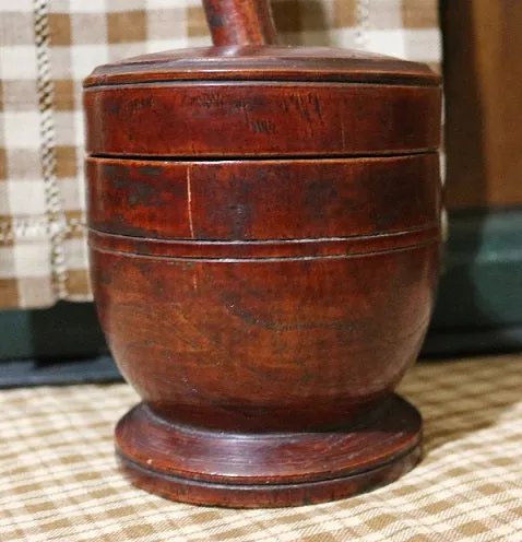 Mortar and Pestle Lidded Rare Version