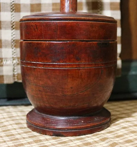 Mortar and Pestle Lidded Rare Version