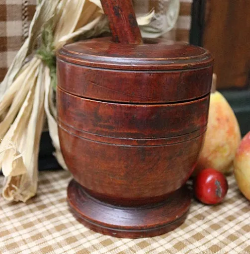 Mortar and Pestle Lidded Rare Version