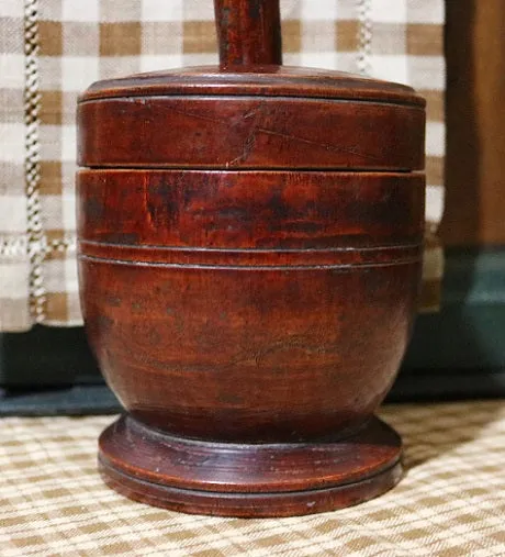 Mortar and Pestle Lidded Rare Version
