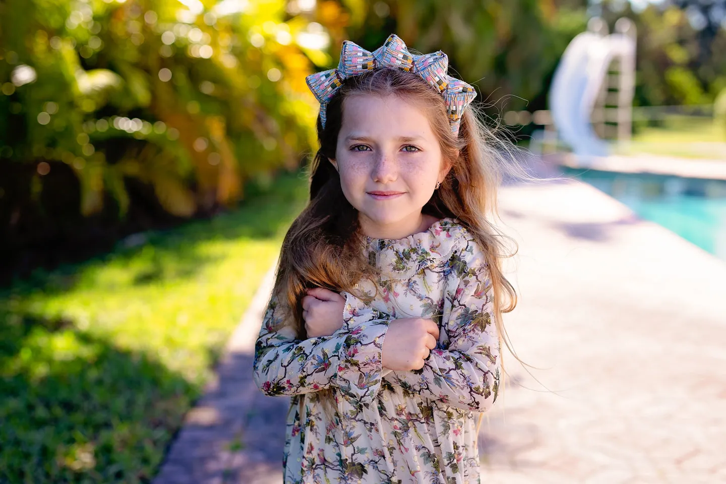 Mountain Queen Headband - Gold/Ivory stripe
