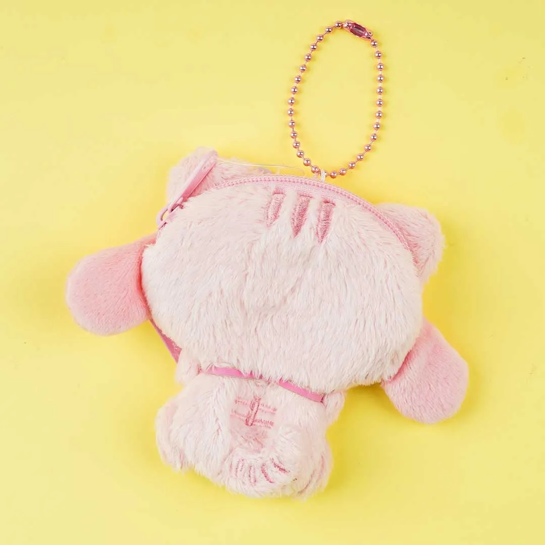 My Melody Happy Cat Plushie Coin Purse & Bag Charm