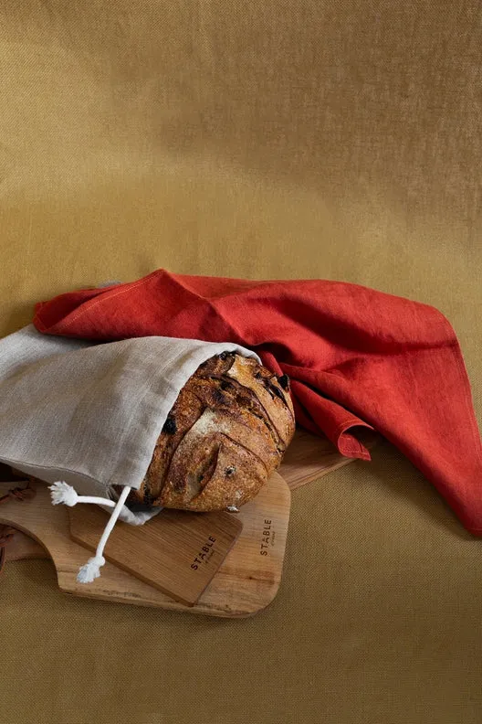 Natural Linen Bread Bag