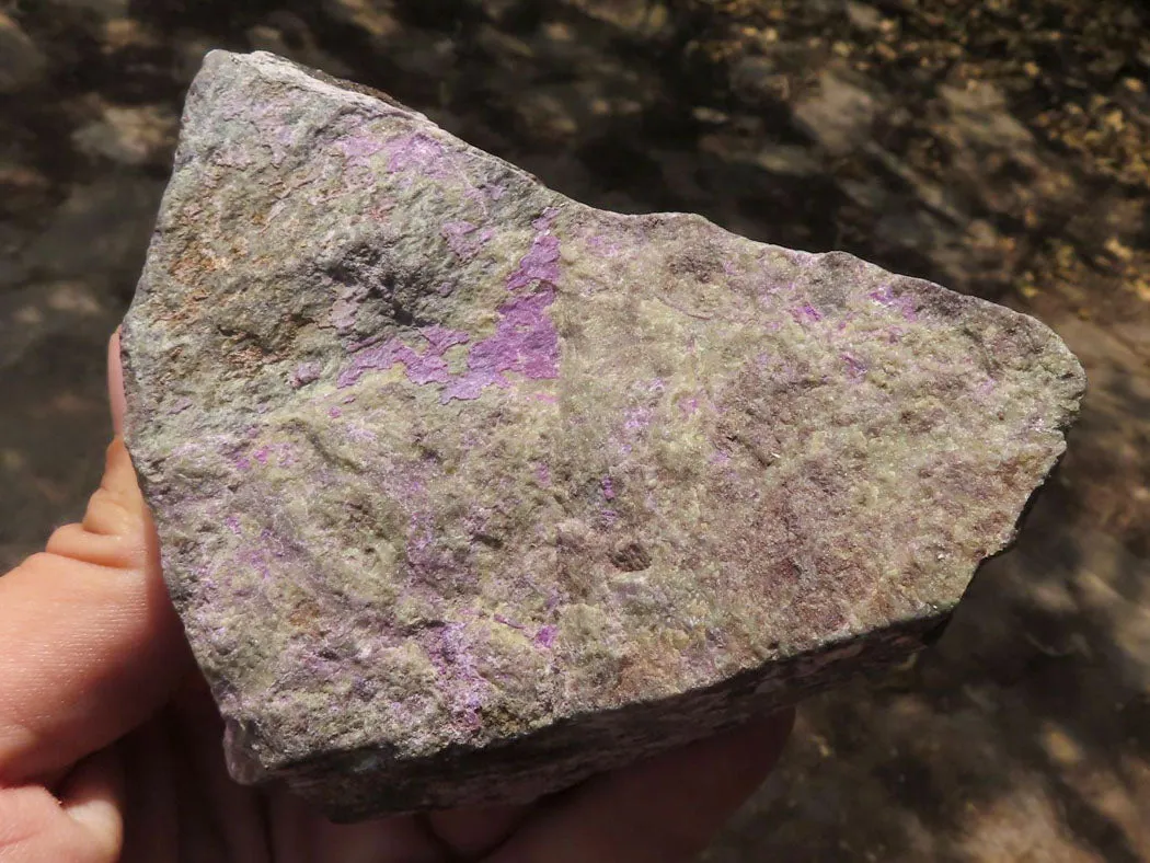 Natural Rough Stichtite Specimens x 4 From Barberton, South Africa