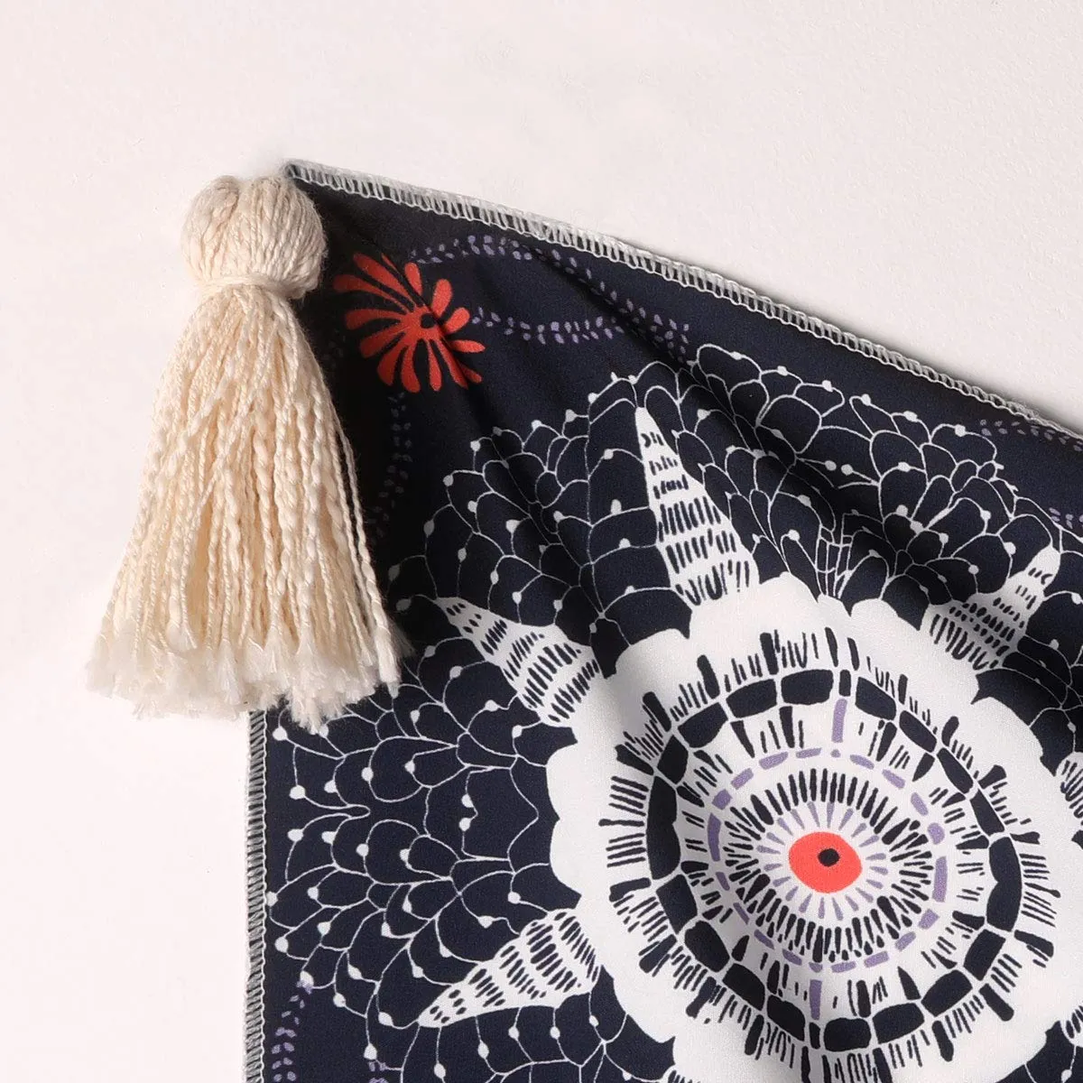 Navy Medallion Tapestry