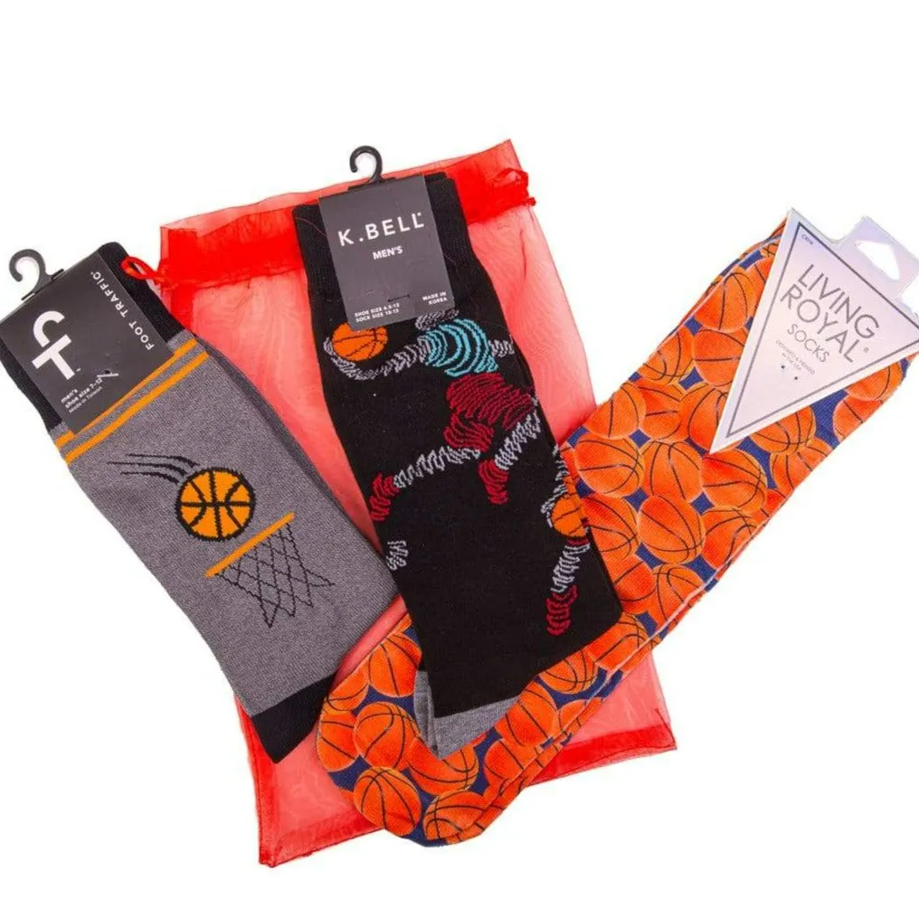 Nothing But Net Basketball Gift Bag For Him