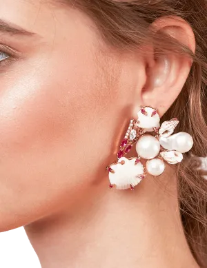 Nymphet Shell Button Earrings