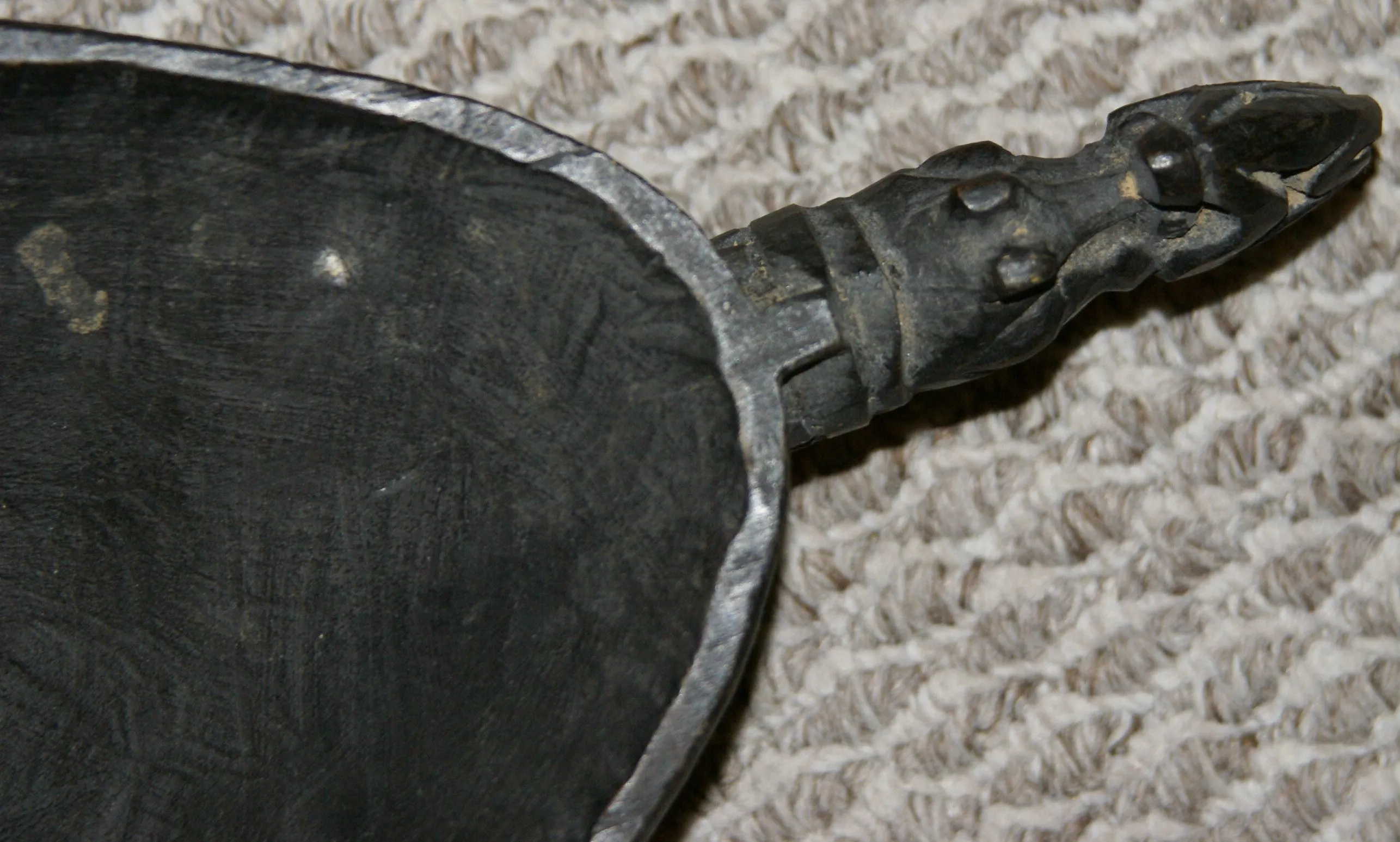 Old Unique Sing-Sing Festival Ceremonial Hand Carved Bowl, Large Platter to serve Betel, Lime, Sago & Grub during Initiations, Rites of passage, Wars victories, Weddings, 28" Long, Ramu River, Papua New Guinea. Item 60A16, Late 20th C.