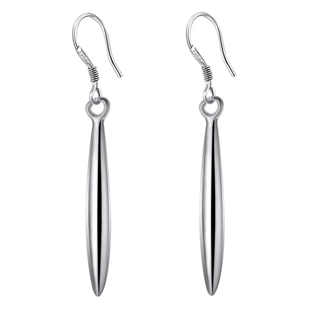Original 925 Sterling Silver New Earrings Hearts For Women Exquisite Student Girlfriend Jewelry Accessories Wedding Fashion Gift
