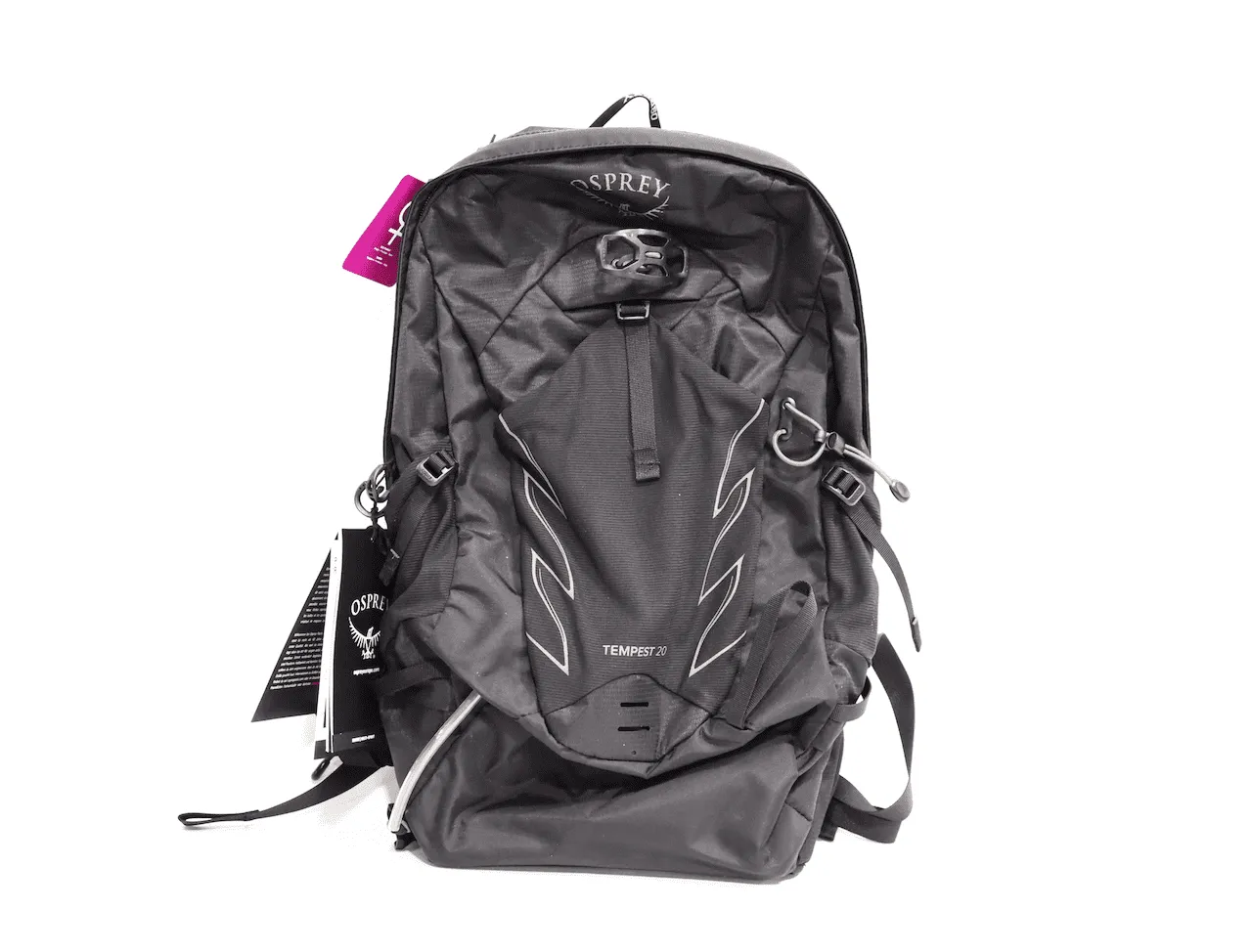 Osprey Women's Tempest 20 Hiking Backpack, Stealth Black, Medium/Large