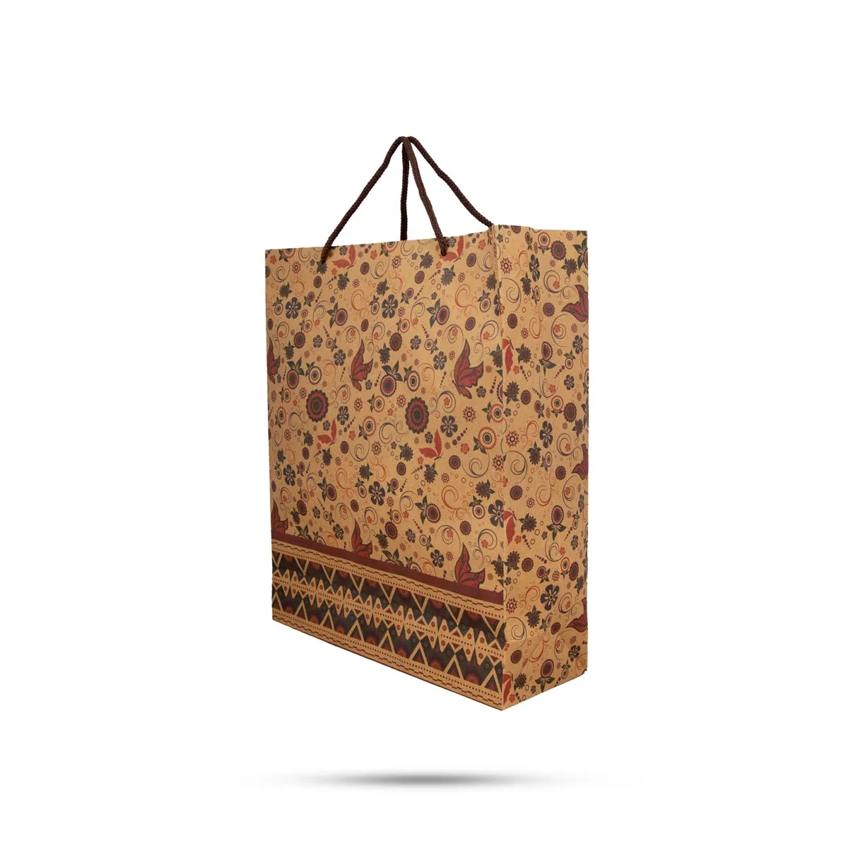 Paper Bag - 10.25 x 12.5 x 4 Inches | Carry Bag/ Gift Bag/ Gift Paper Bag for Shopping