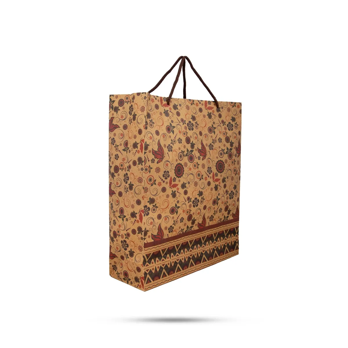 Paper Bag - 10.25 x 12.5 x 4 Inches | Carry Bag/ Gift Bag/ Gift Paper Bag for Shopping