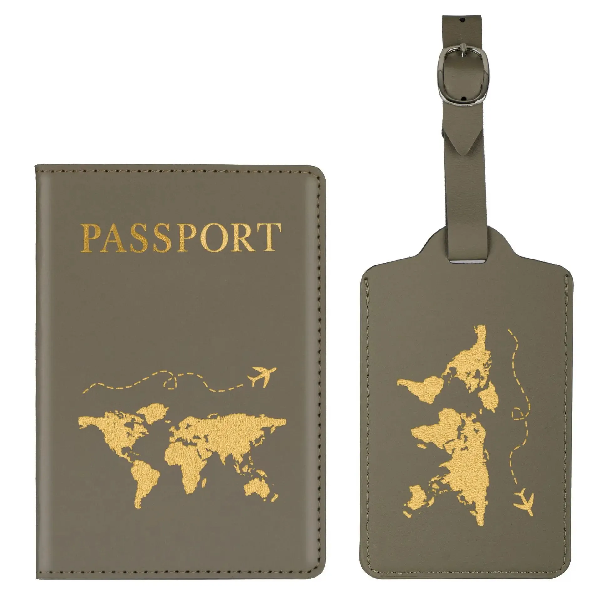 Passport Cover PU Leather Man Women Travel Passport Holder with Credit Card Holder Case Wallet Protector Cover Case