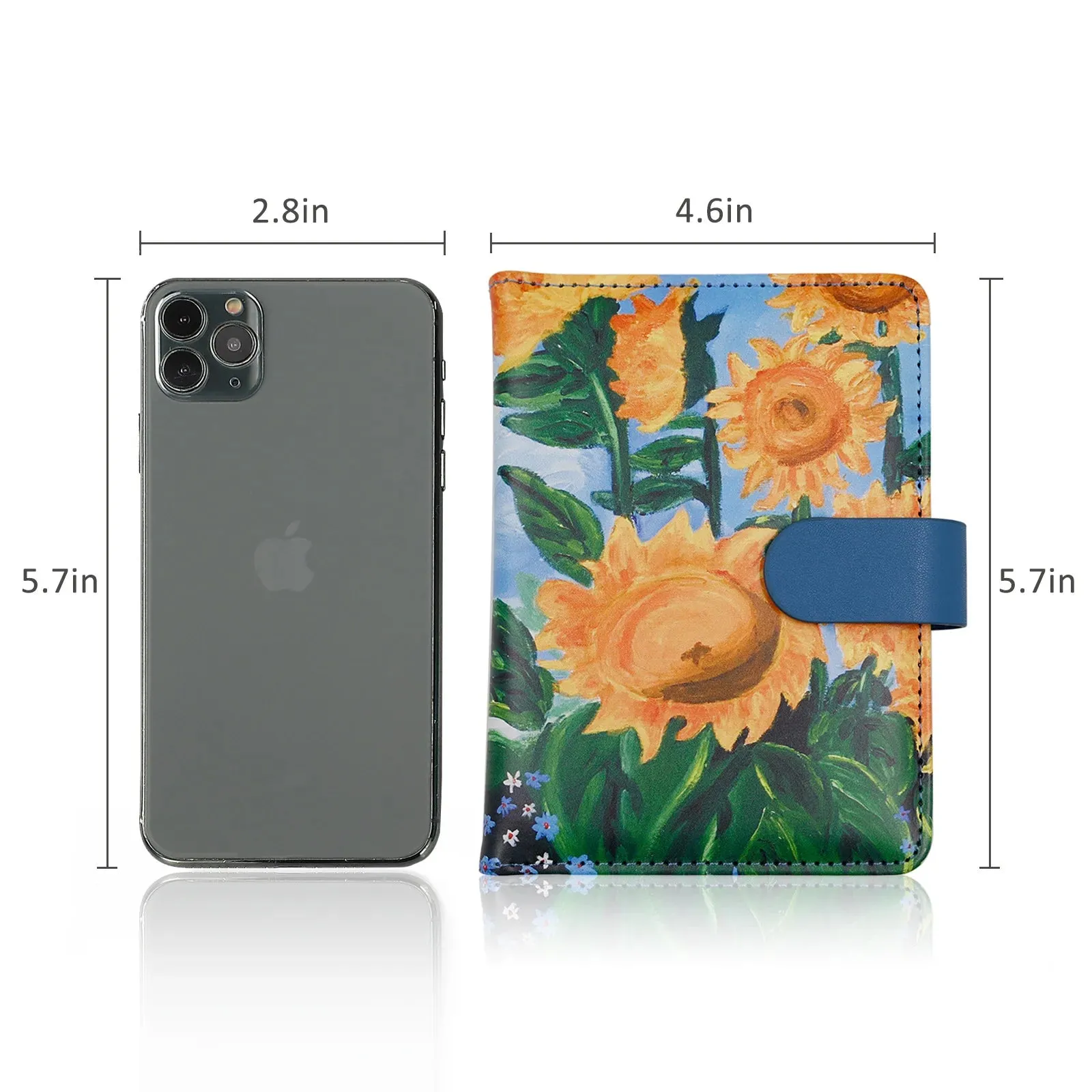 Passport Cover PU Leather Man Women Travel Passport Holder with Credit Card Holder Case Wallet Protector Cover Case