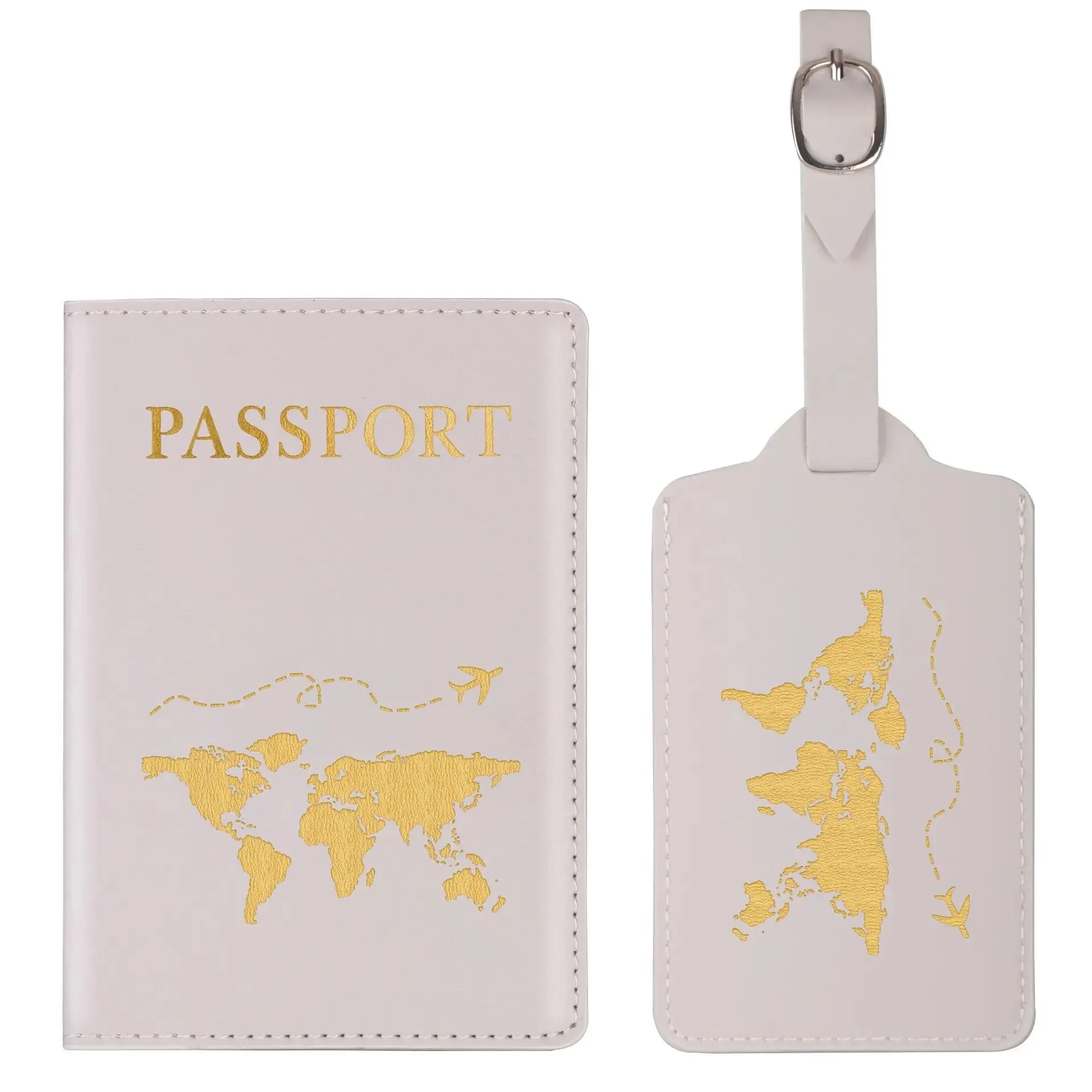 Passport Cover PU Leather Man Women Travel Passport Holder with Credit Card Holder Case Wallet Protector Cover Case