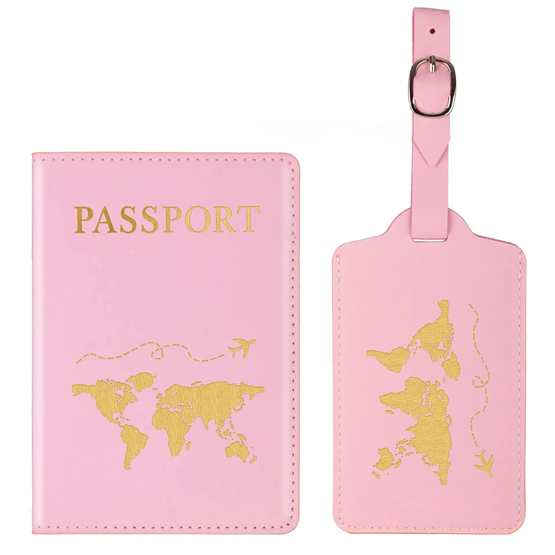 Passport Cover PU Leather Man Women Travel Passport Holder with Credit Card Holder Case Wallet Protector Cover Case