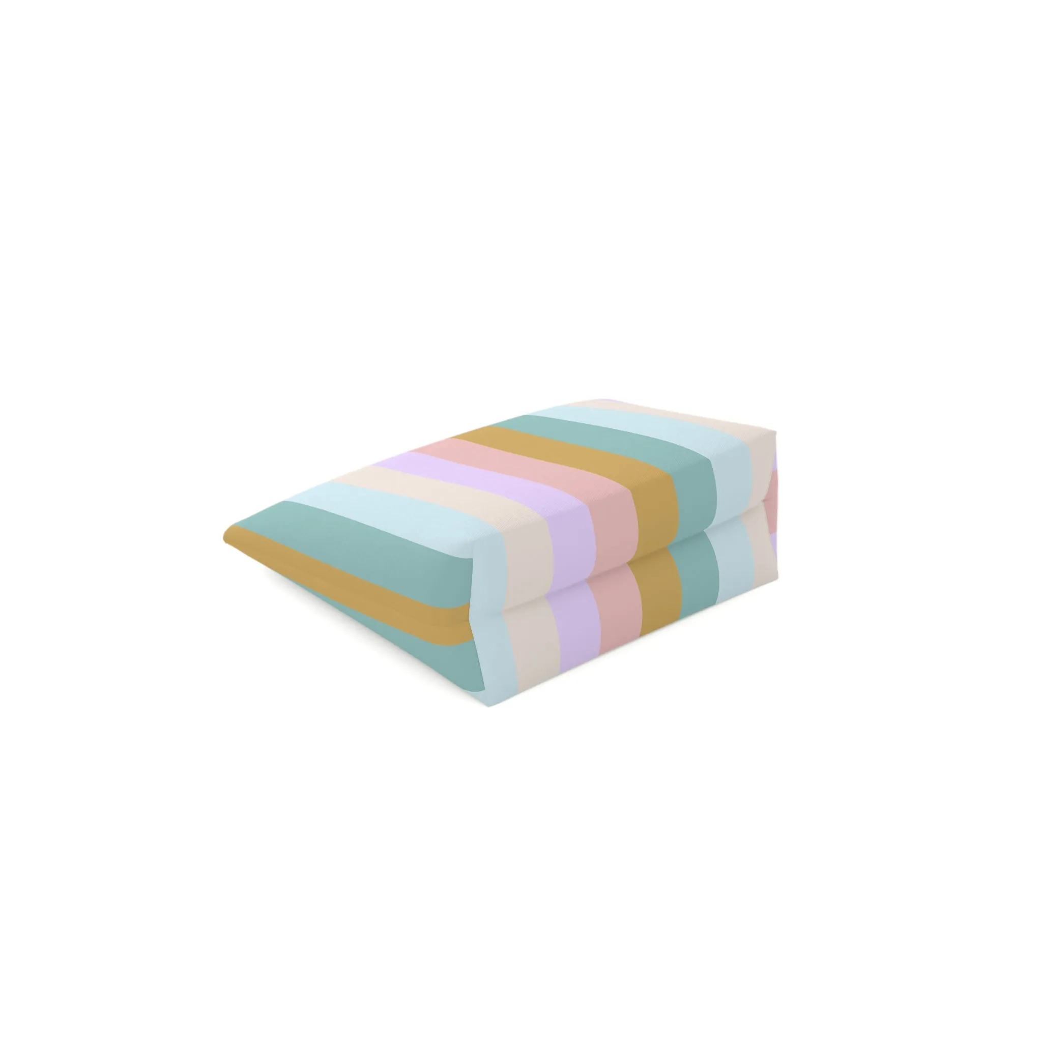 Pastel Rainbo Stripe Cosmetic Bag