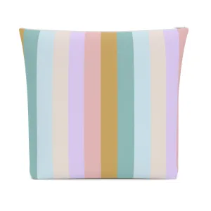 Pastel Rainbo Stripe Cosmetic Bag