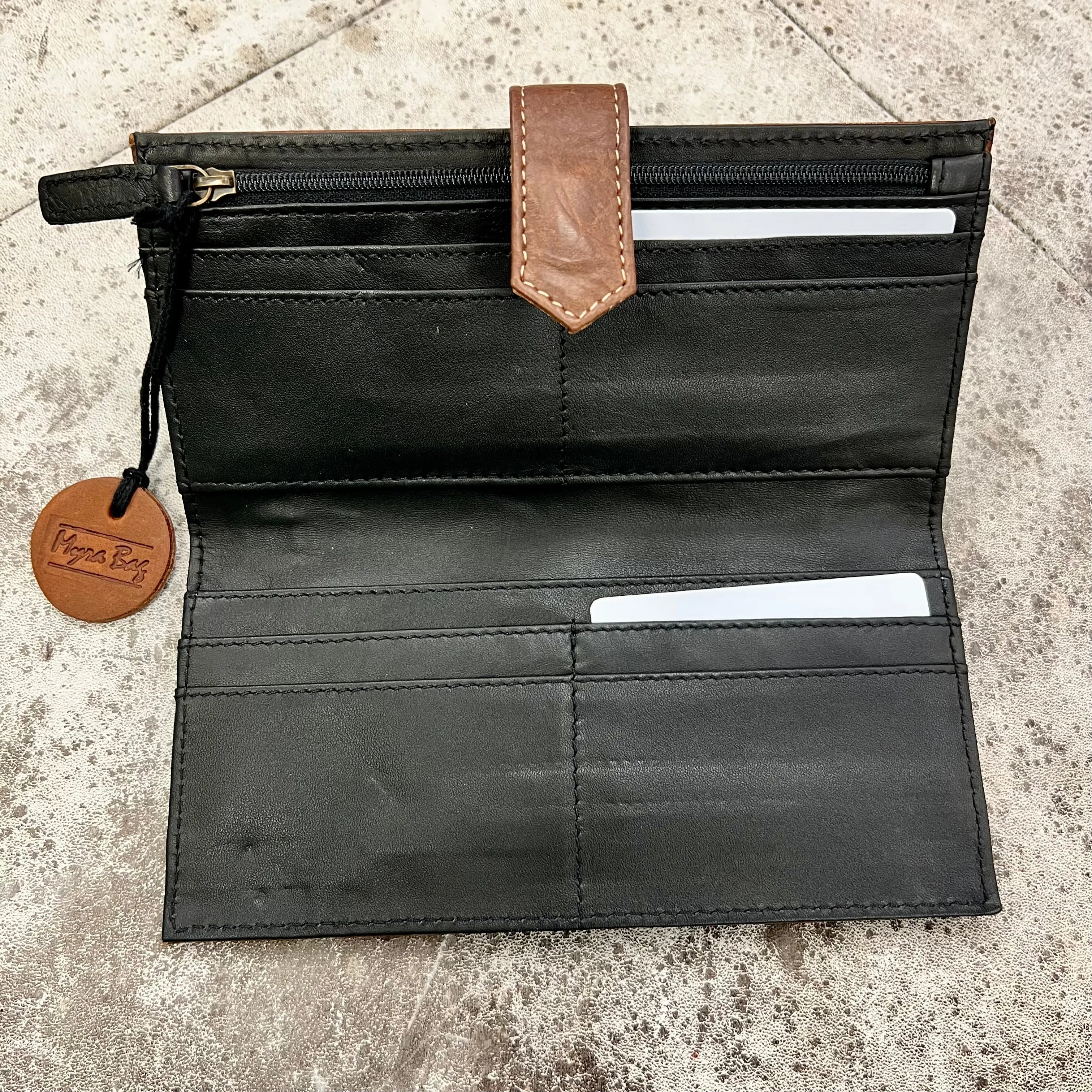 Perfectly Tooled Turquoise Wallet