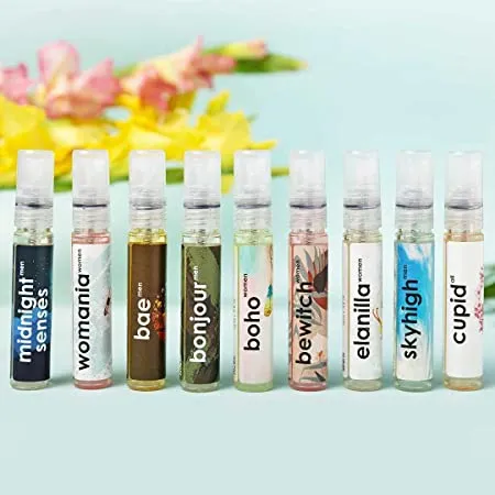 Perfume Trial Set/Sample/Tester For Men & Women Combo Set of 9 - 12ml Each