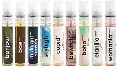 Perfume Trial Set/Sample/Tester For Men & Women Combo Set of 9 - 12ml Each