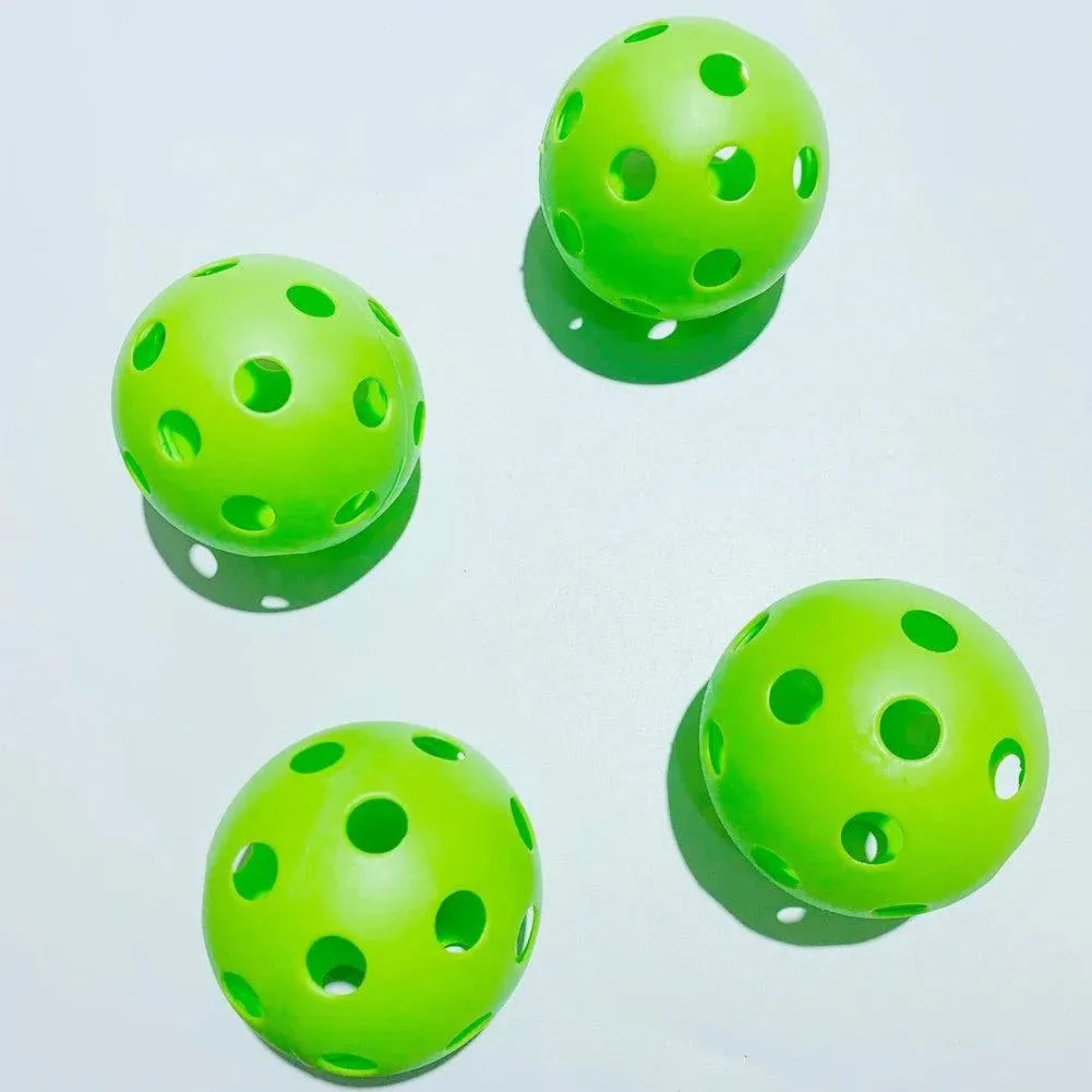 Pickle-Ball Racquet with Balls Sports Accessory Pickleball Rackets Set Pickleball Paddle Set of 2 Rackets and 4 Pickleball Balls