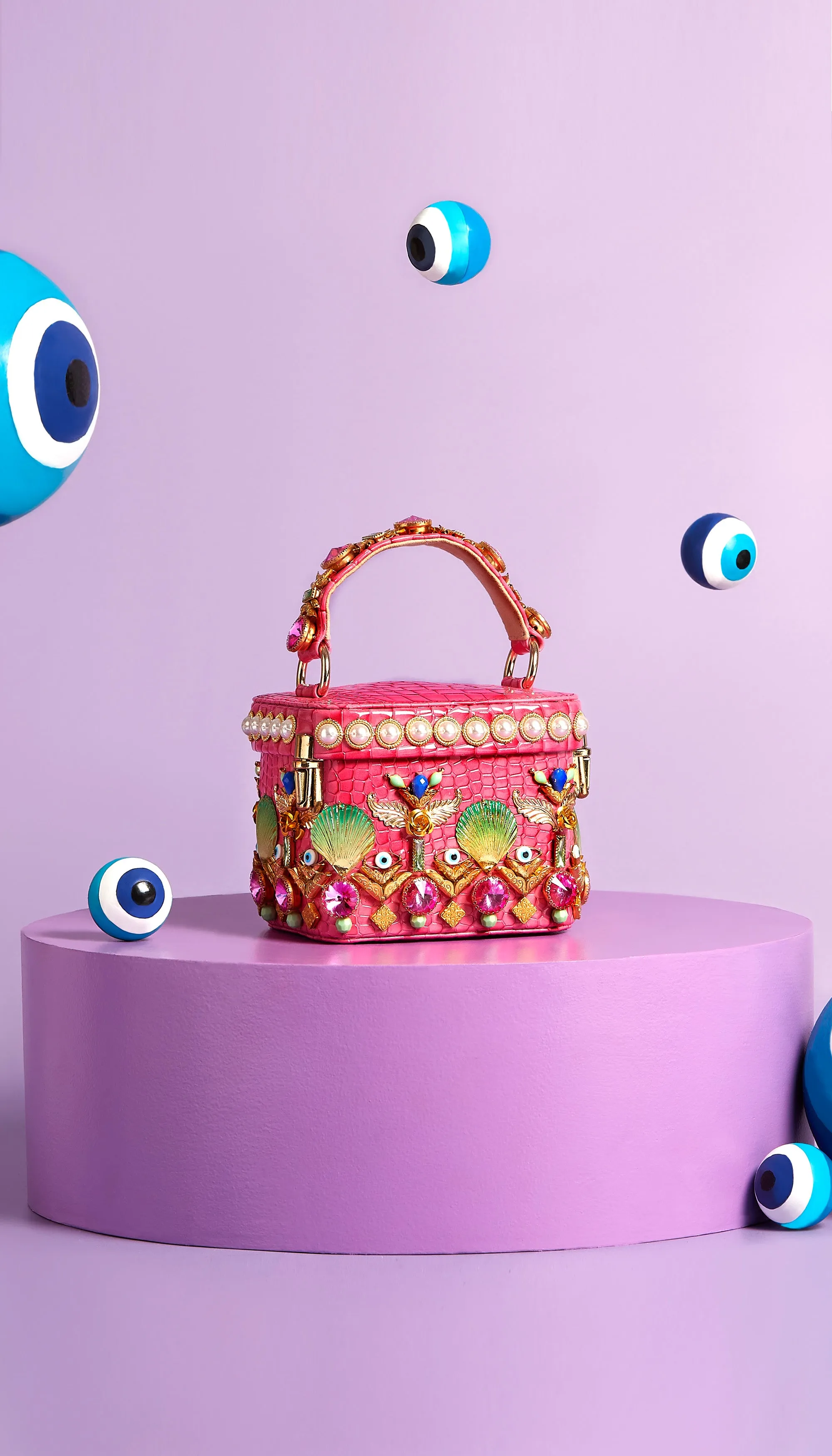 Pink Flambé Camera Bag