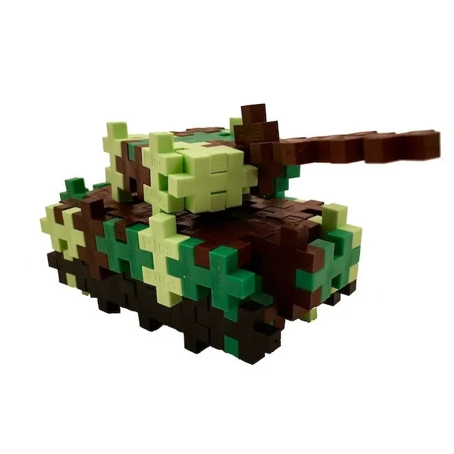 plus plus open play tube 70 pc - camouflage mix