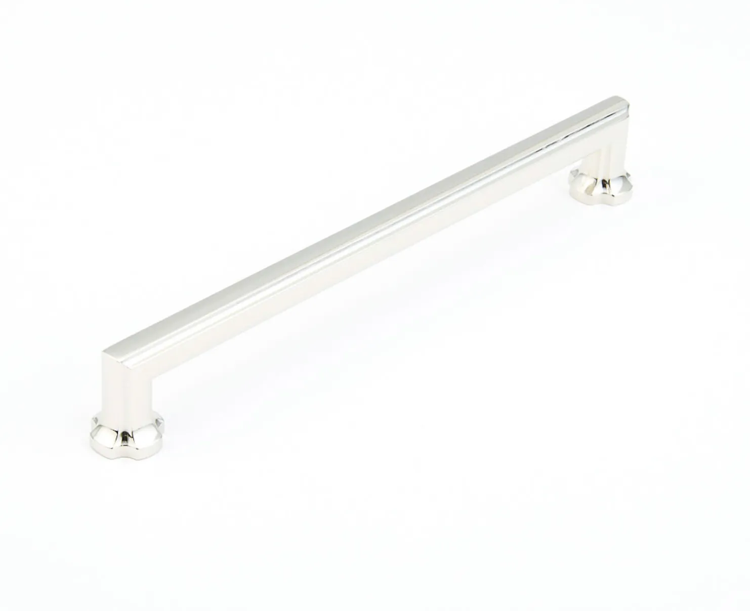 Polished Nickel "Regal" Cabinet Knobs and Drawer Pull