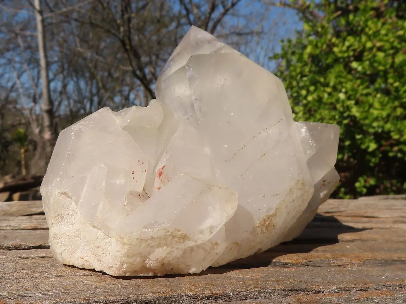Polished Quartz Crystal Clusters x 2 From Angola