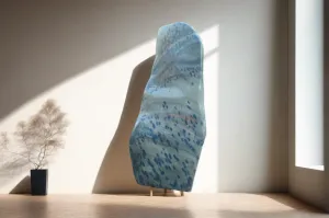 Polished XXL Blue Spotted Spinel "Dalmatian Stone" Display Piece x 1 From Madagascar