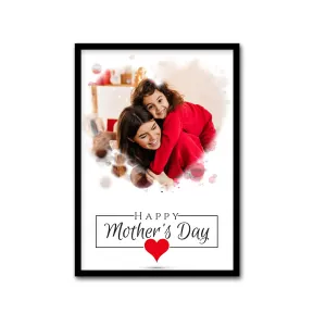 Prints Club Mother's Day Personalised Wooden Photo Table Top 9 X 13 In Birthday Mothers Day Sorry Gift For Mom Mother, Tabletop