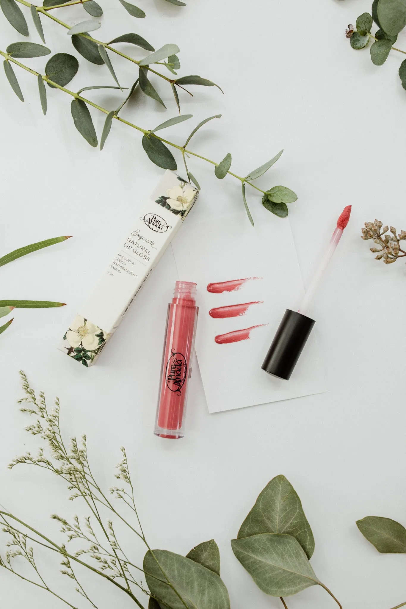 Pure Anada Exquisite Natural Lip Gloss Pomegranate 7ml
