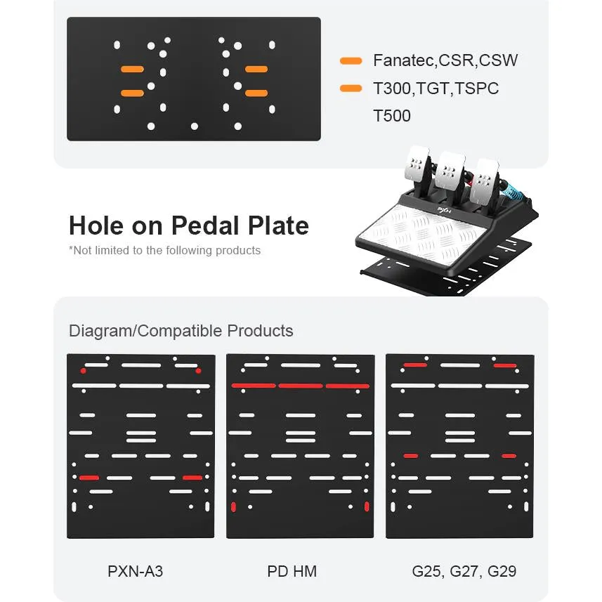 PXN A10 Foldable and Adjustable Racing Sim Frame