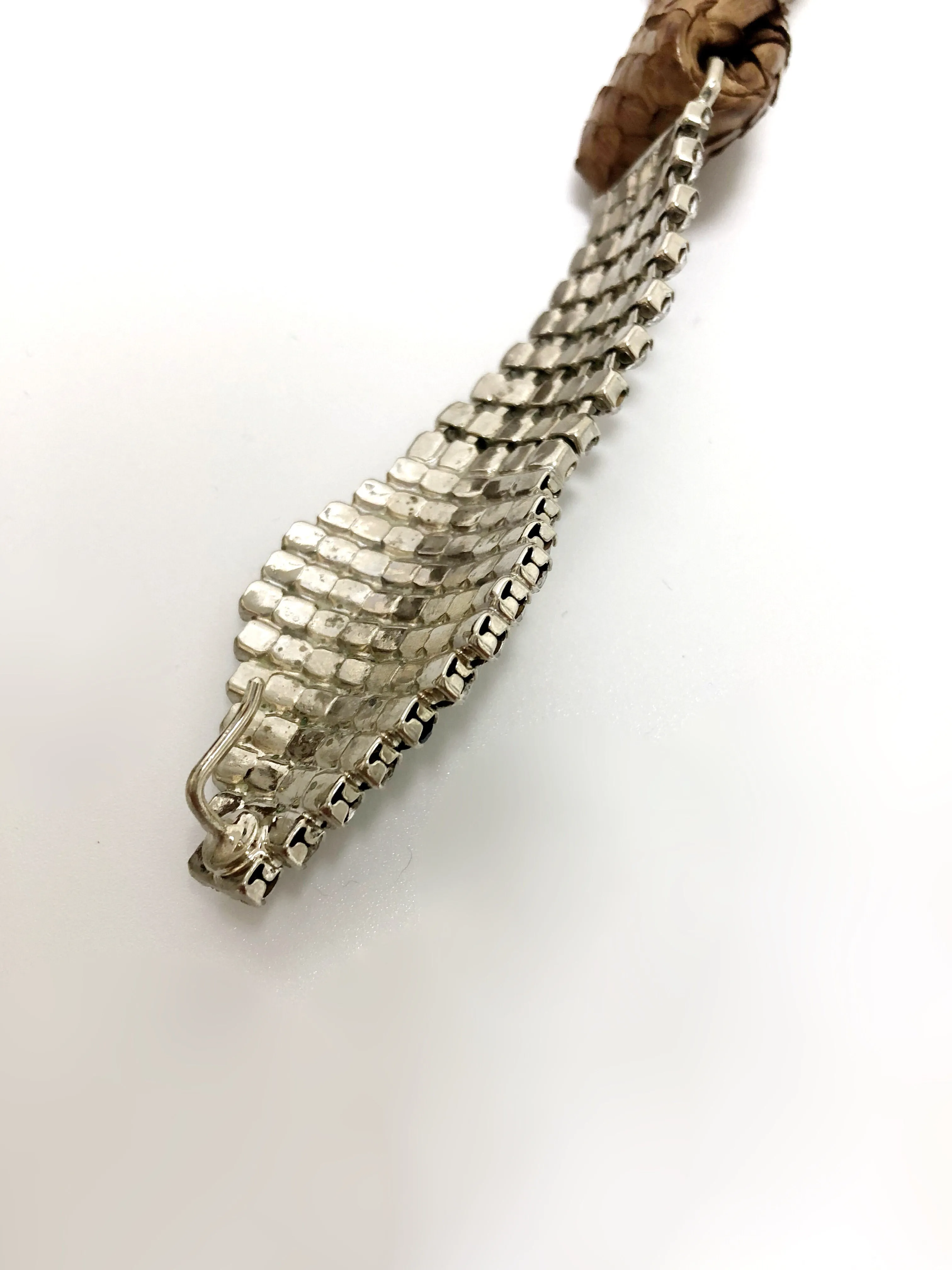 Python and Rhinestone Serpent Belt